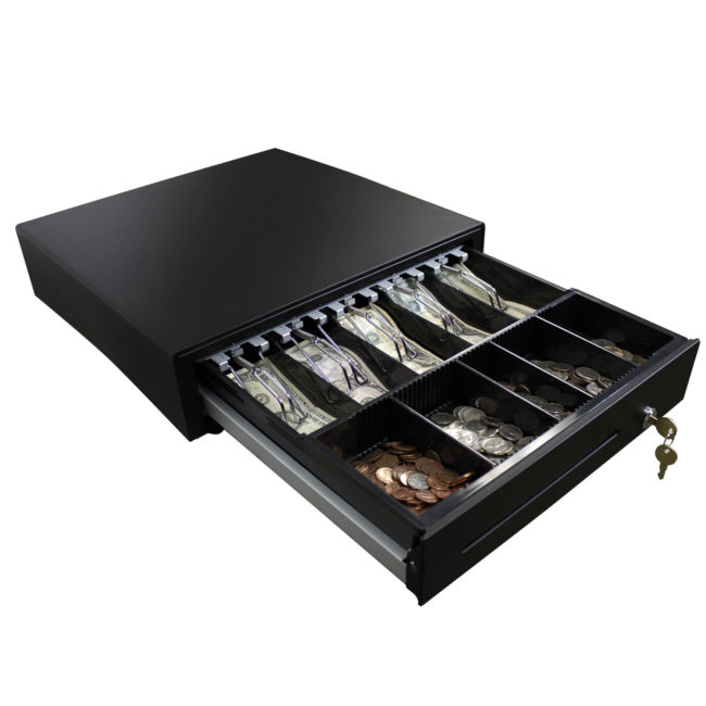CASH BOX LARGE ULTIMATE 12 INCH WITH COIN TRAY 