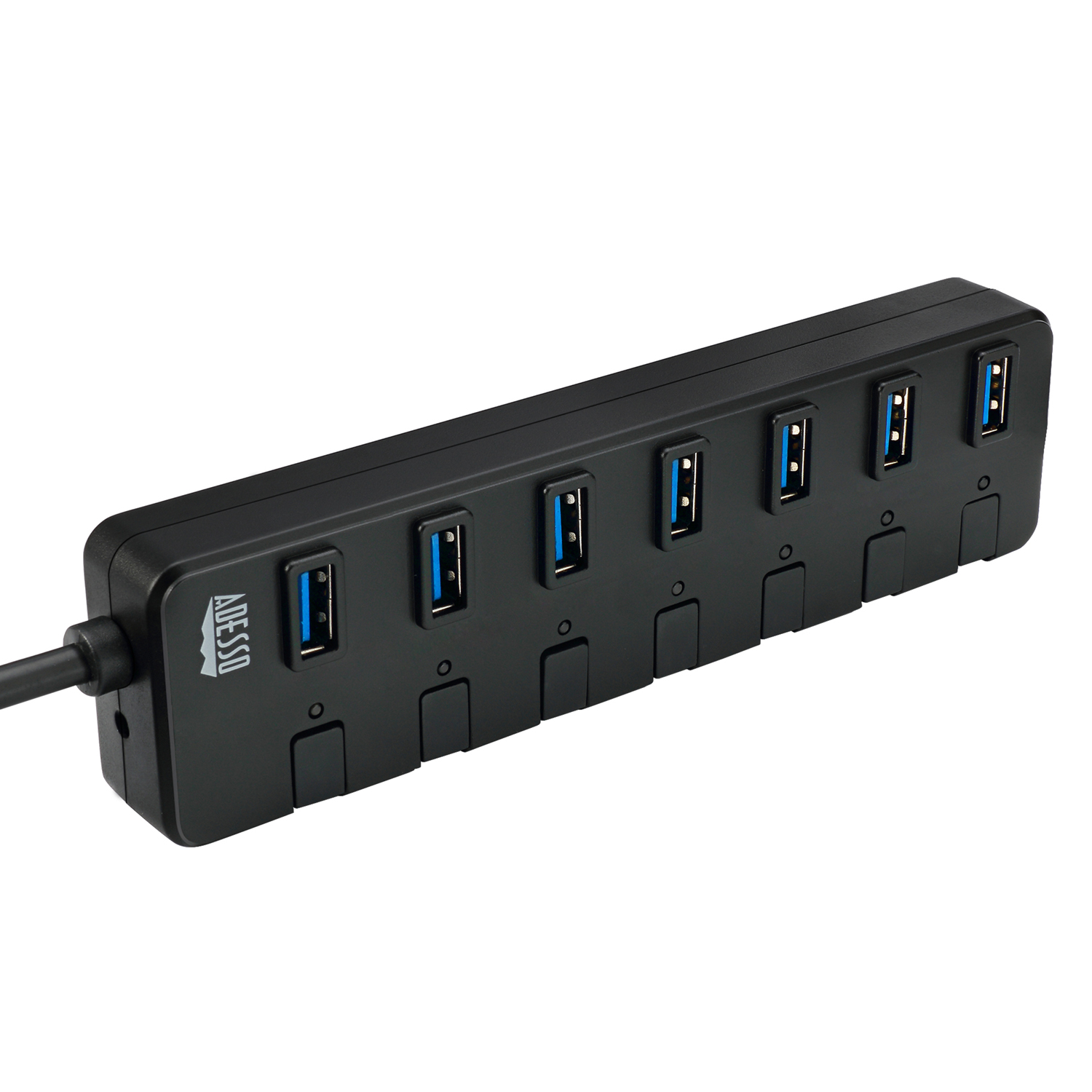 billetpris enestående Ekspression 7-Port USB 3.0 Hub with Individual Power Switch & Power Adapter - Adesso  Inc ::: Your Input Device Specialist :::